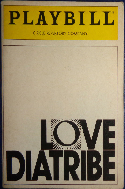Love Diatribe - Playbill - December 1990 - Circle Repertory Theatre Co.