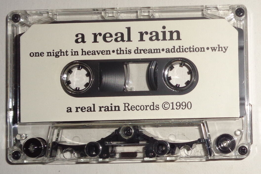 A REAL RAIN - Rare Demo Cassette 1990 Jeffrey Hack, Kevin Butler, Patrick Austin