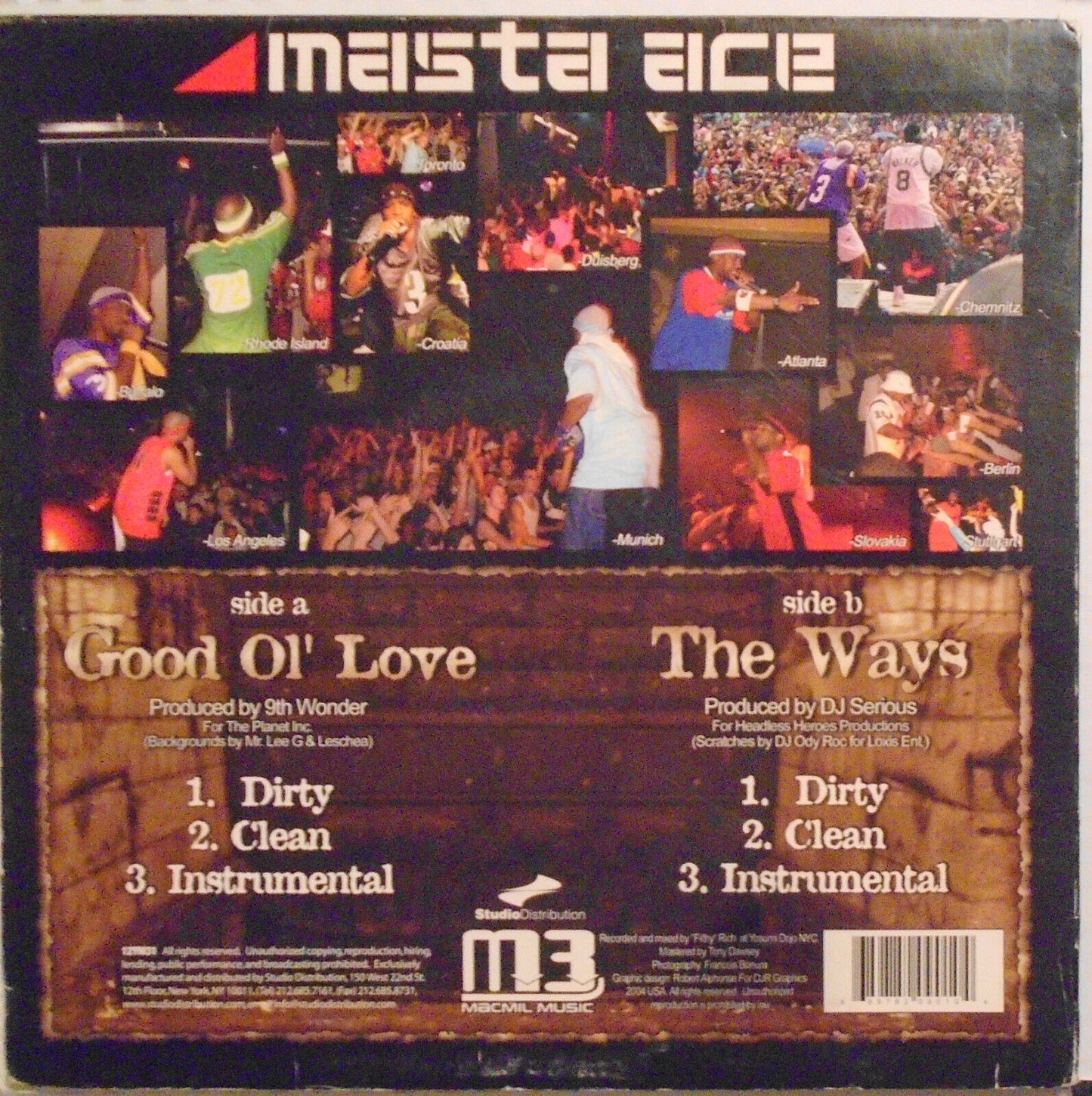 Masta Ace ‎– Good Ol' Love / The Ways - SIGNED - Vinyl, 12"