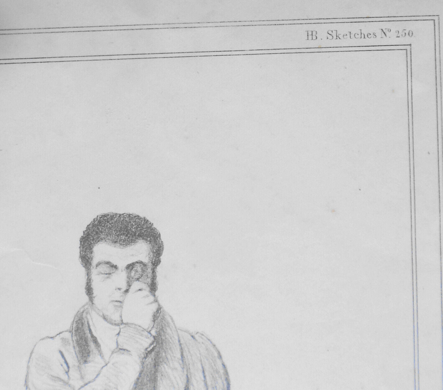 1833 "Dost know this water-fly?"- by John Doyle (HB). Original lithograph.