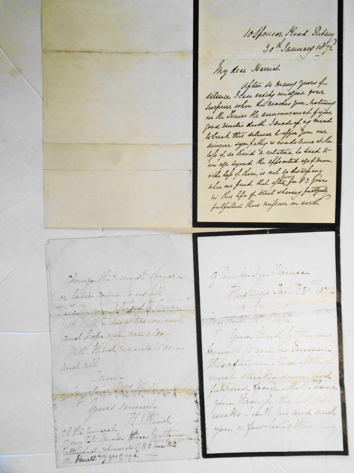 1872 Secretary of State, Home Department. Great Britain postal cover with letter