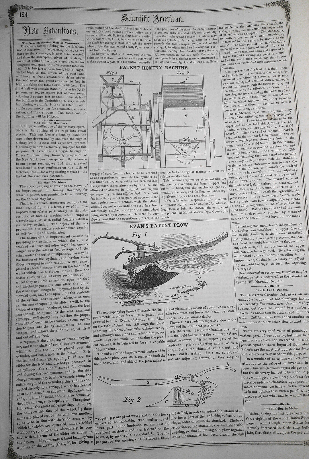 Scientific American, December 29, 1855. Franklin's great discovery; etc