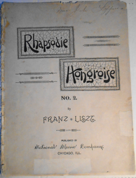 Rhapsodie Hongroise No. 2, by Franz Liszt. 1860.