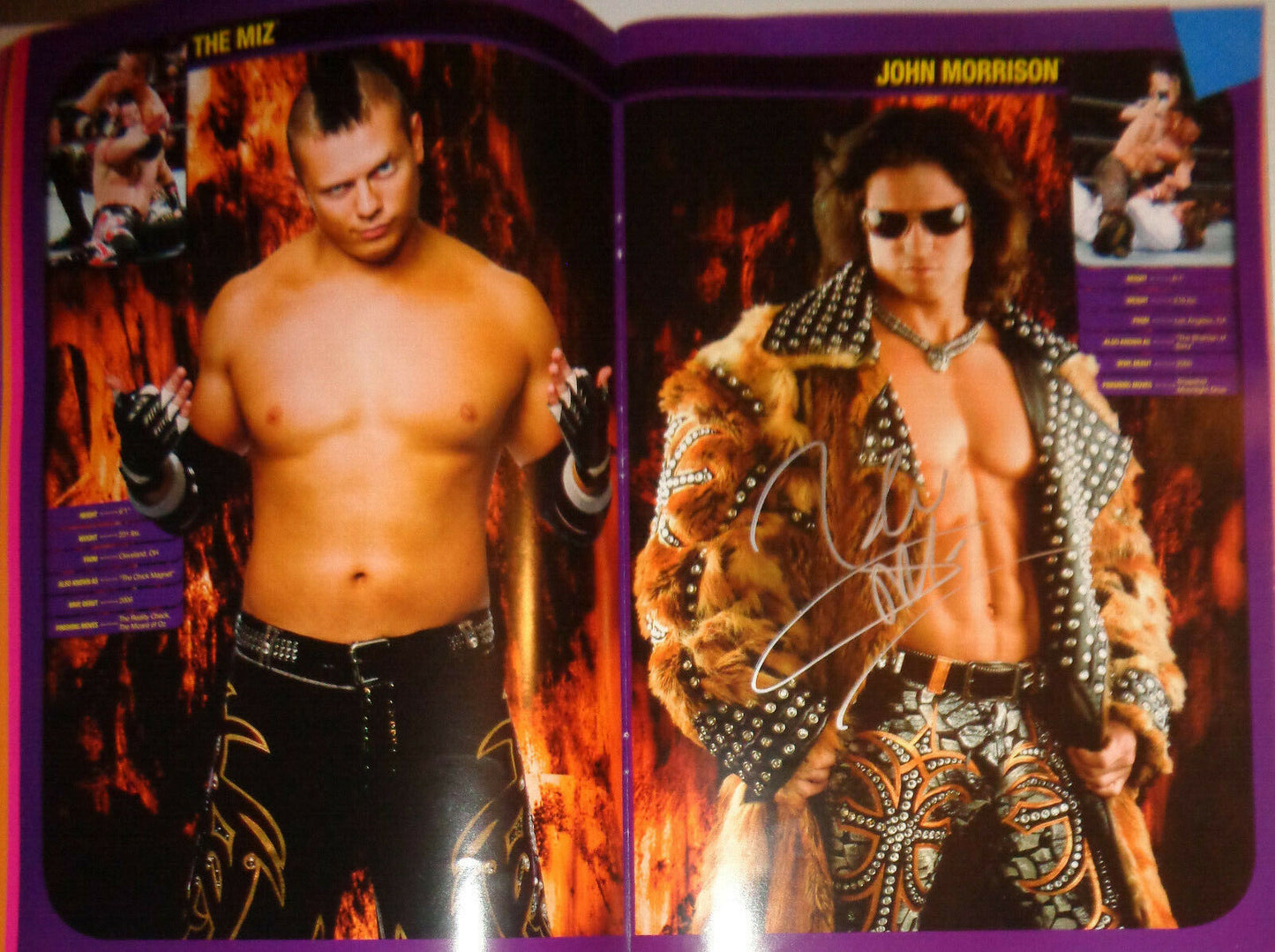 WWE Official Souvenir Program 2009 Vol 1 SIGNED by Balls Mahoney & John Morrison