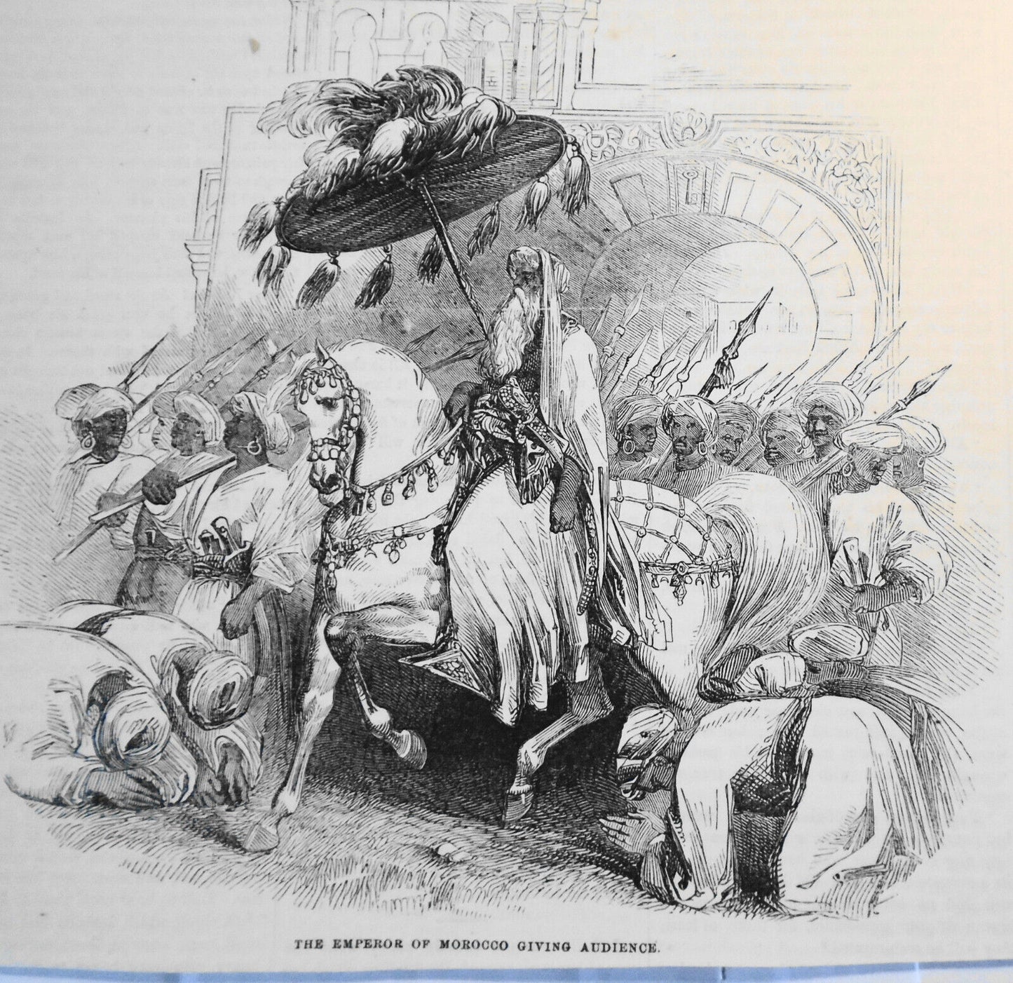 The Emperor Of Morocco - Gleason's Pictorial, February 28, 1852