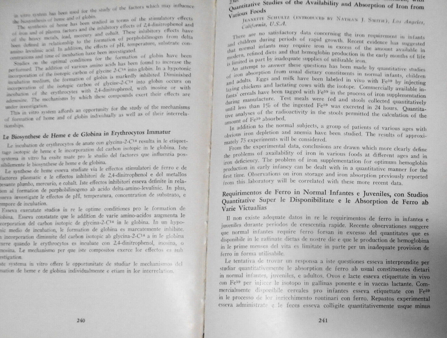VIth International Congress of International Society of Hematology, Boston 1956