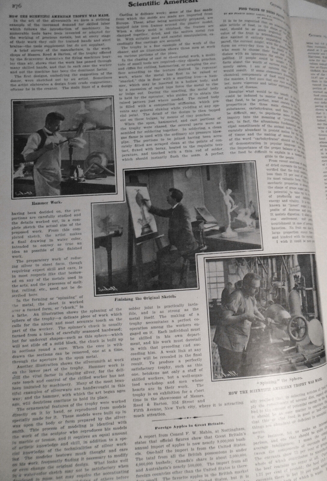 Scientific American - October 19, 1907 - Flying Experiments; Manufacturing, etc