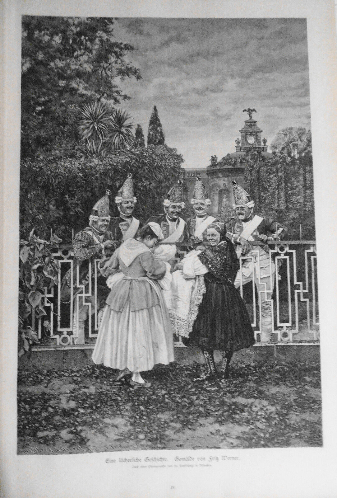 Eine lächerliche Geschichte, by Fritz Werner. 1882