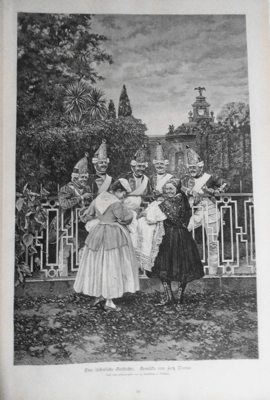 Eine lächerliche Geschichte, by Fritz Werner. 1882