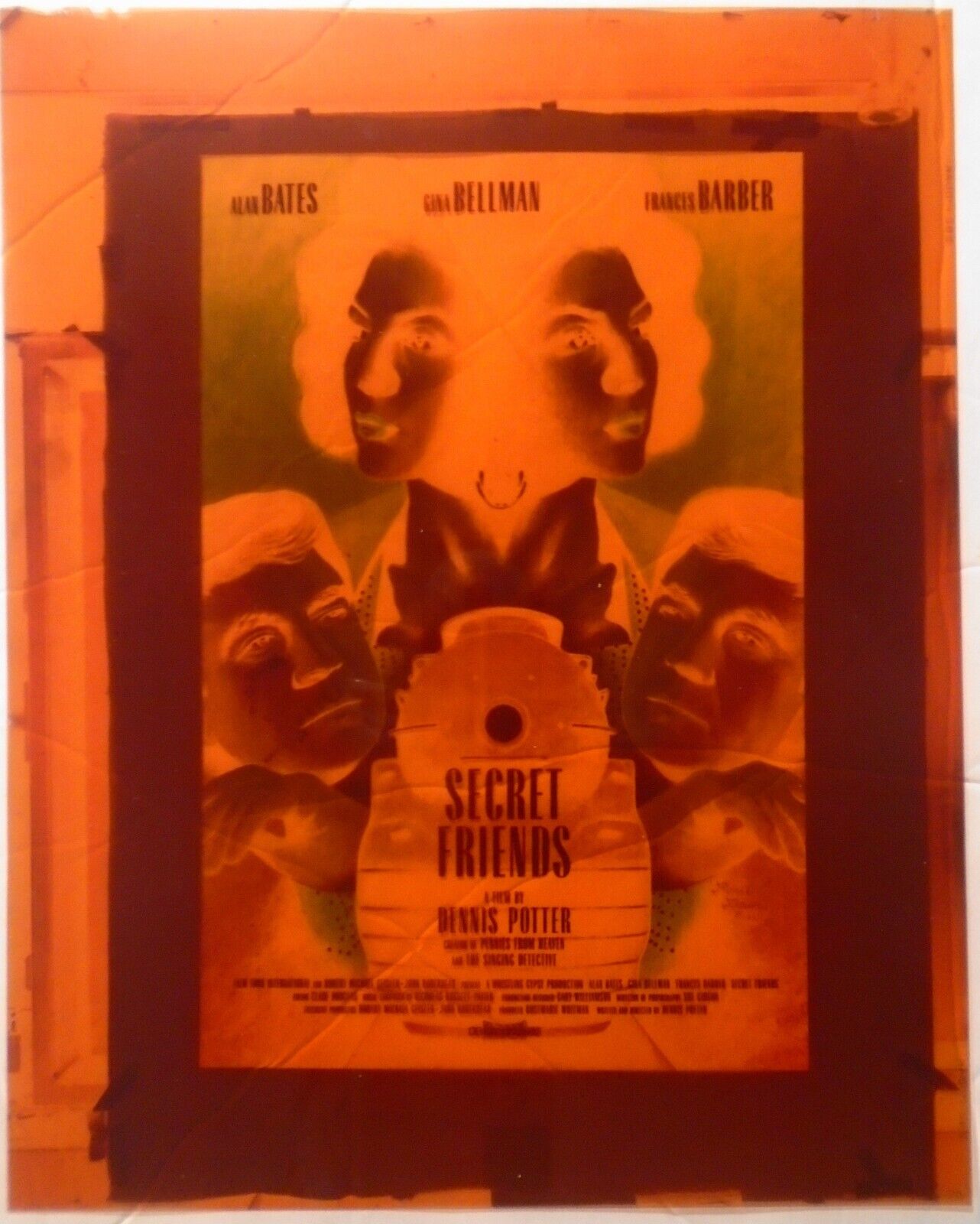Secret Friends Poster + Negative. Dennis Potter. Alan Bates, Gina Bellman. 1991