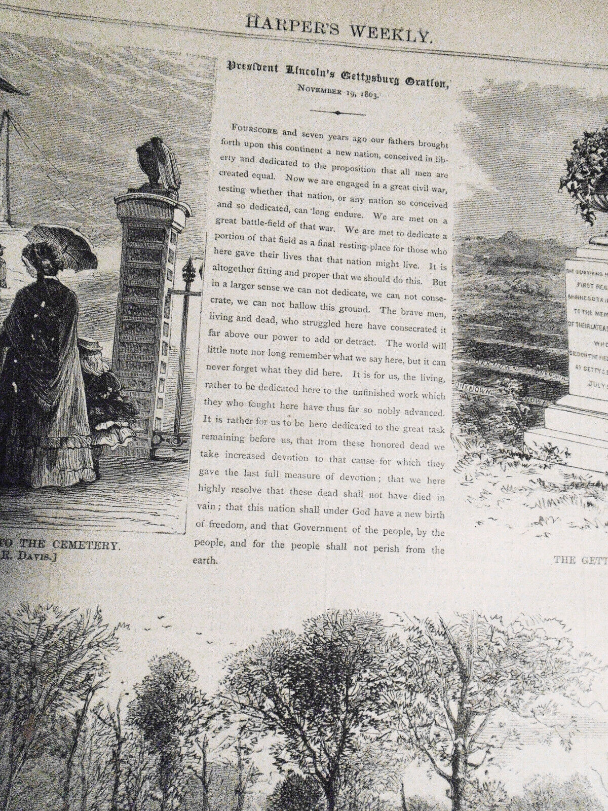 [Baseball] Cincinnati Red Stockings. Champion Bat. Harper's Weekly July 24, 1869