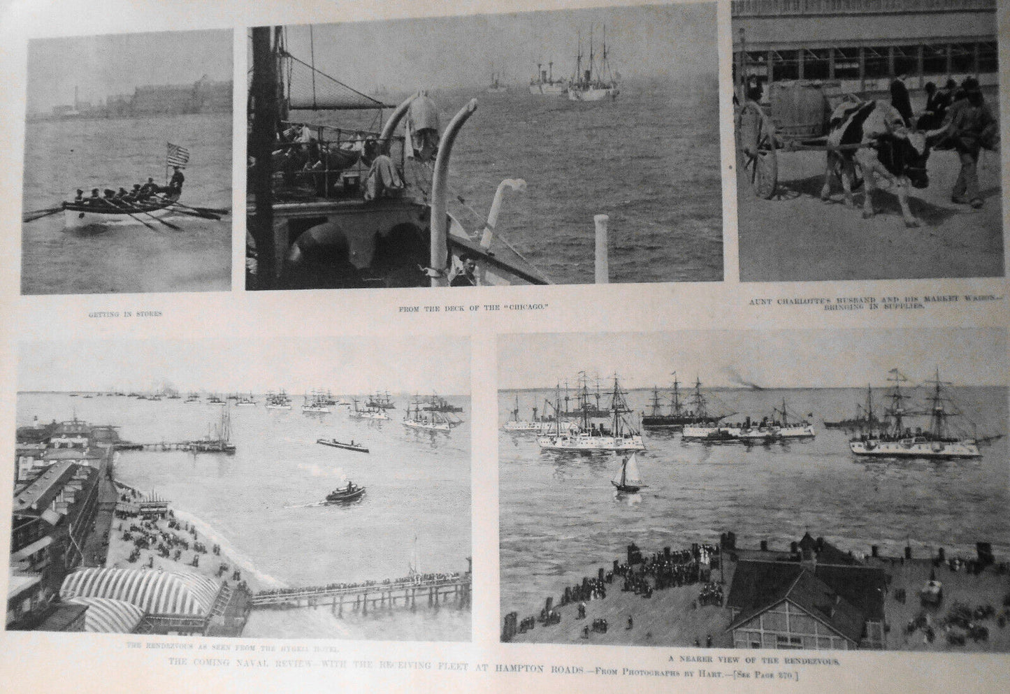 Harper's Weekly April 22, 1893 - Naval maneuvers; Circus; French cavalry;Artists