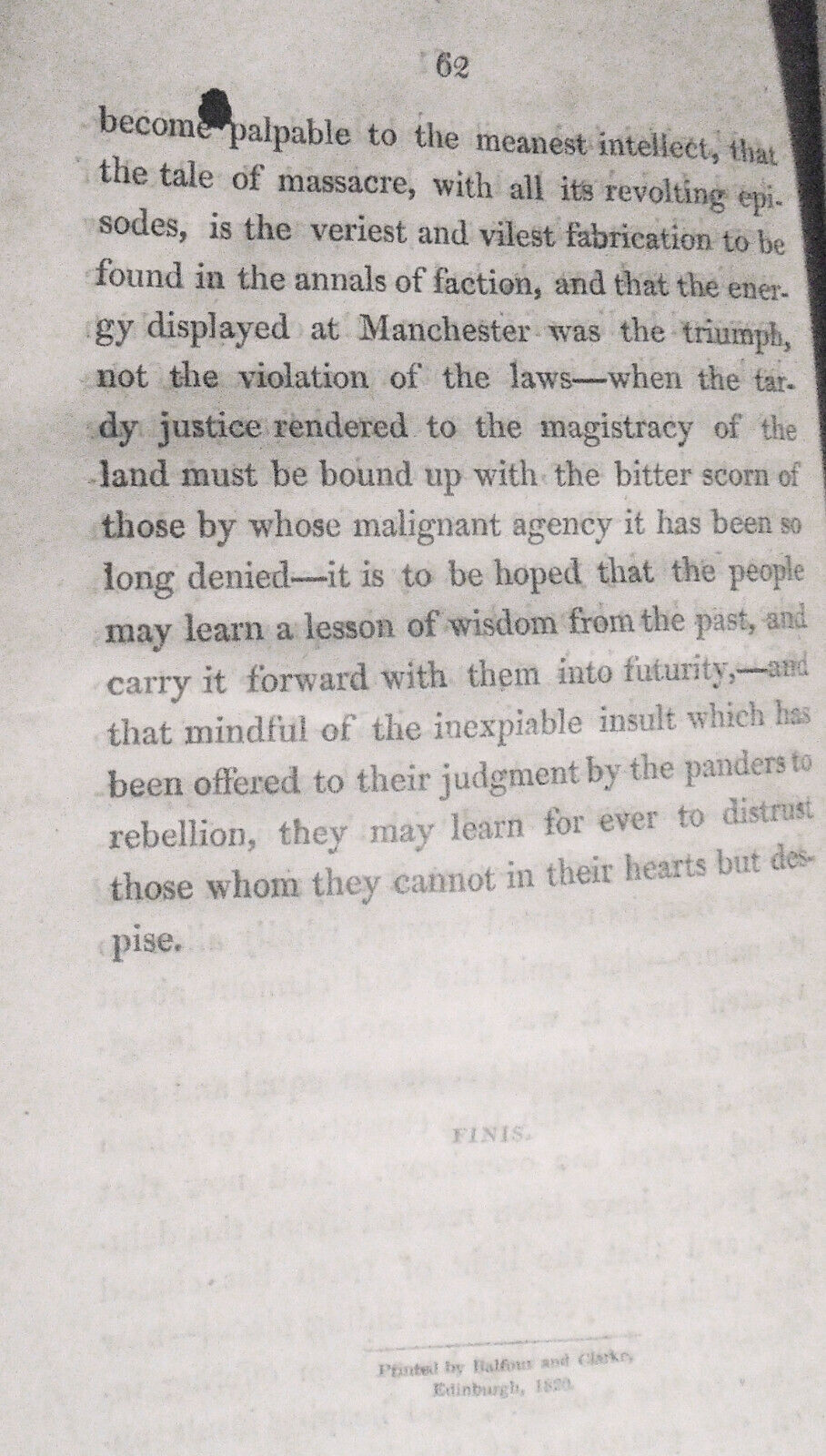 1820 On causes of the present discontents... strictures on... Edinburgh Review