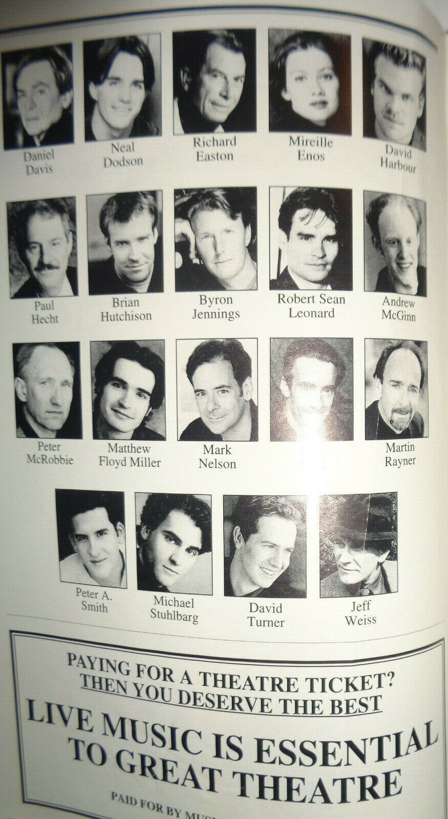 THE INVENTION OF LOVE - PLAYBILL - OPENING NIGHT, MARCH 29, 2001