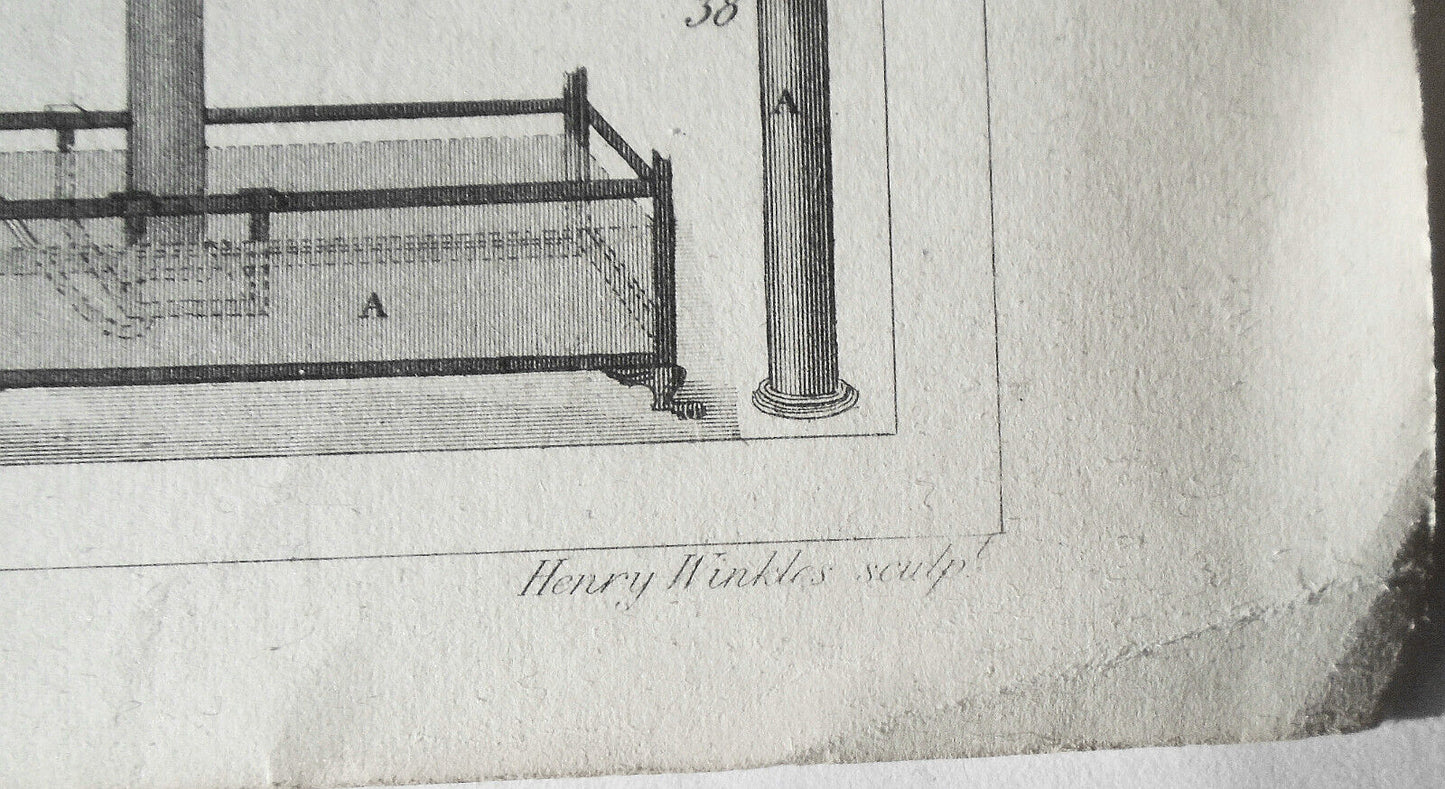 1851 Scientific instruments, Chemistry - Original print - G. Heck; Henry Winkles