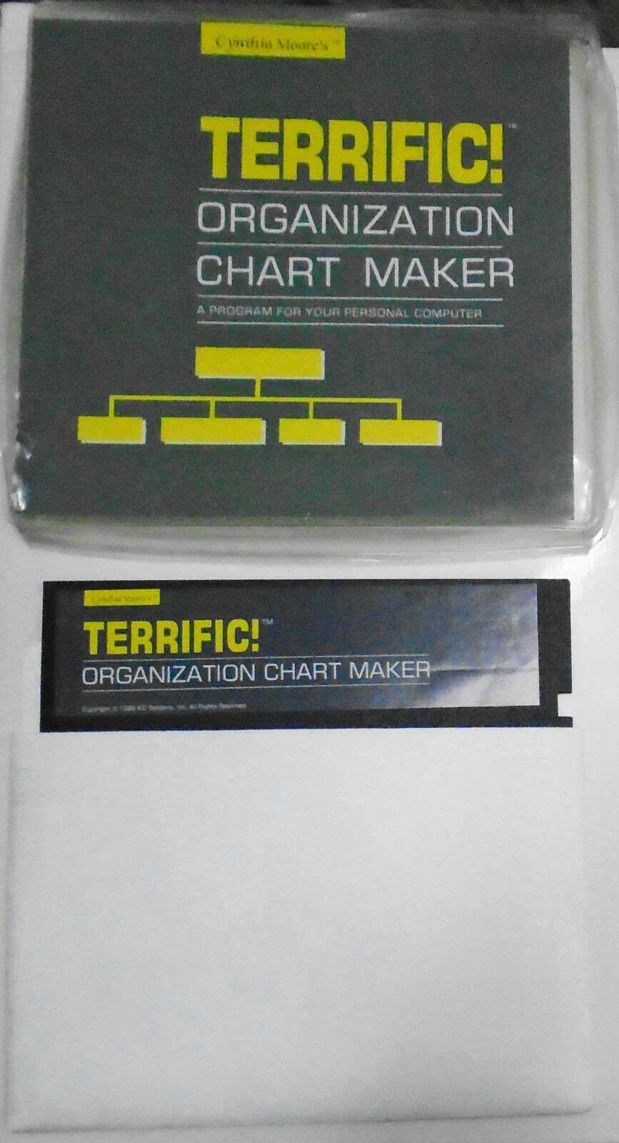 Terrific Organization Chart Maker- IBM 5 1/4" - 1987