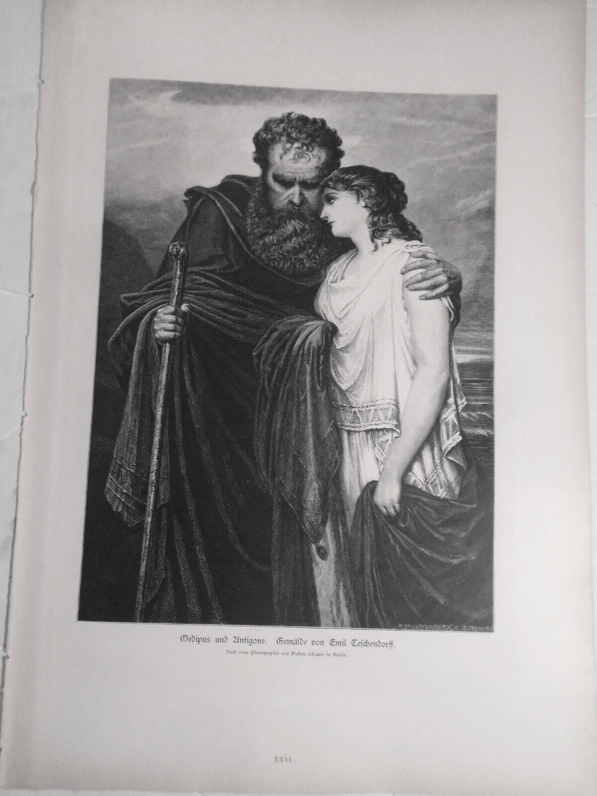 Oedipus und Antigone, by Emil Teschendorff -- 1882