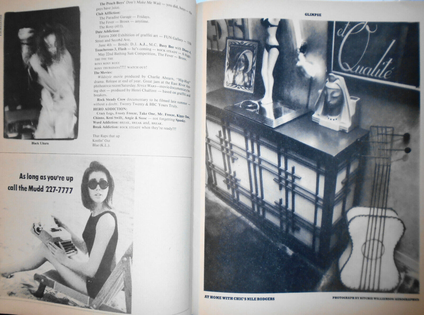 Details Magazine June 1982 - Hip-hop. .. Beating the Rap -- Susanne Bartsch ...