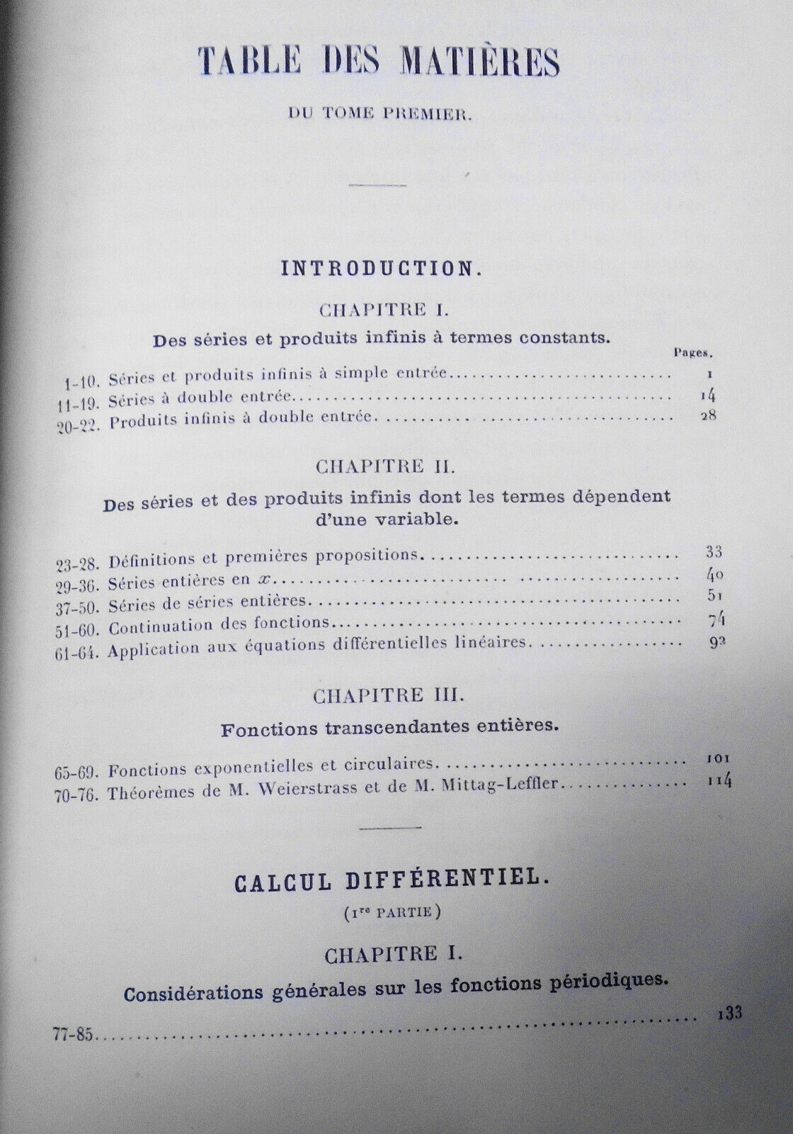 Tannery: Elements De La Theorie Des Fonctions Elliptiques Tome 1, 4 - 1893, 1902
