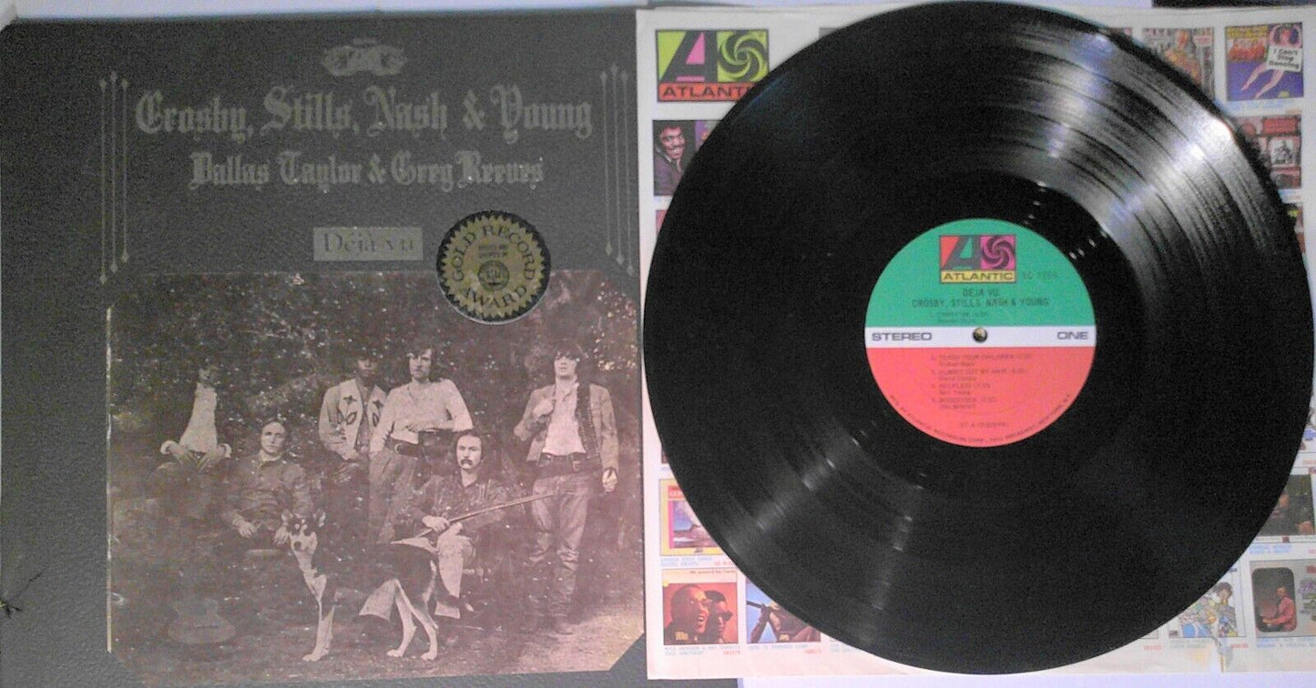 4 Classic rock LPs - Creedence Clearwater, Stones, Crosby Stills, Mamas & Papas