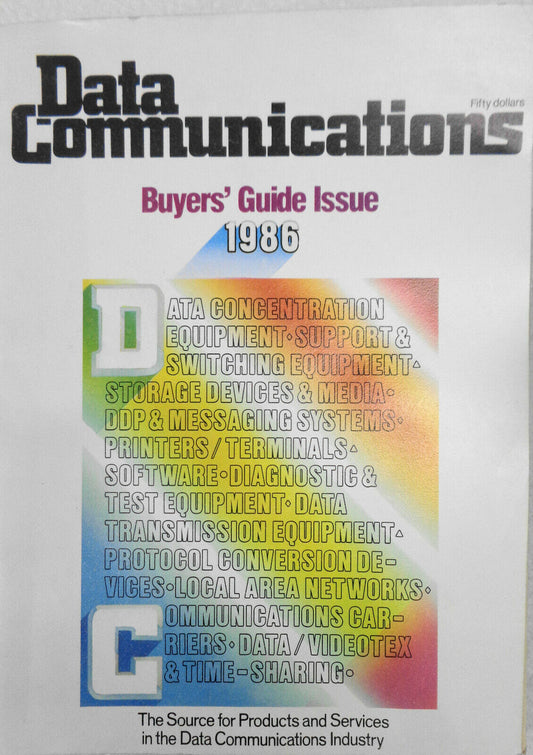 Data Communications Buyers' Guide, 1986
