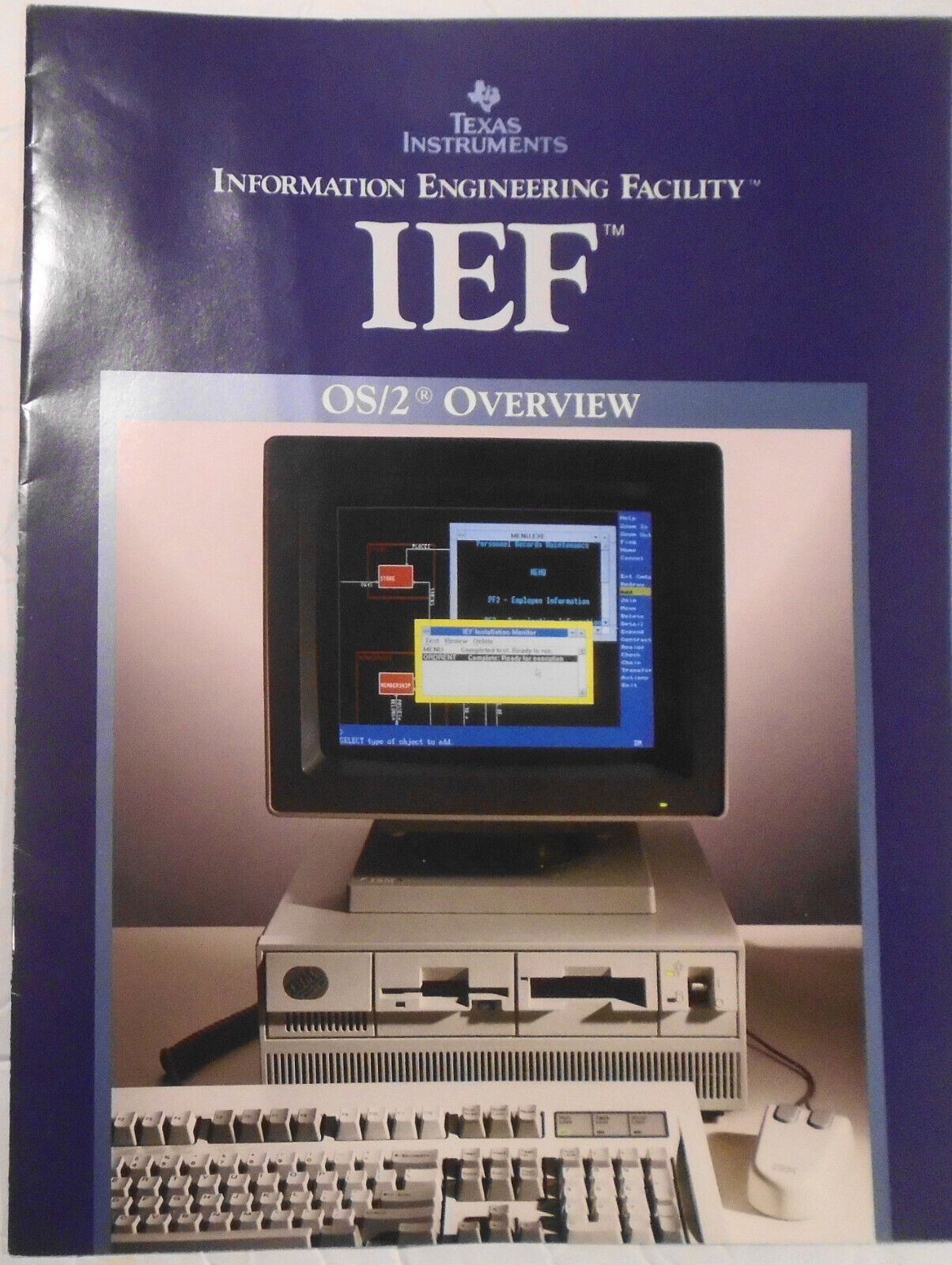 1990 Texas Instruments Information Engineering Facility Promo kit - UNIX, Tandem