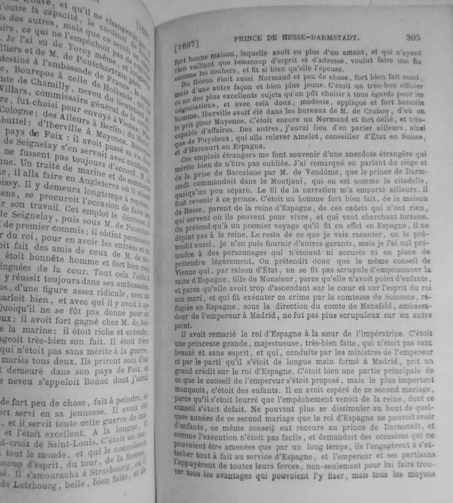 Memoires complets et authentiques du Duc de Saint-Simon, Tome Premiere, 1861