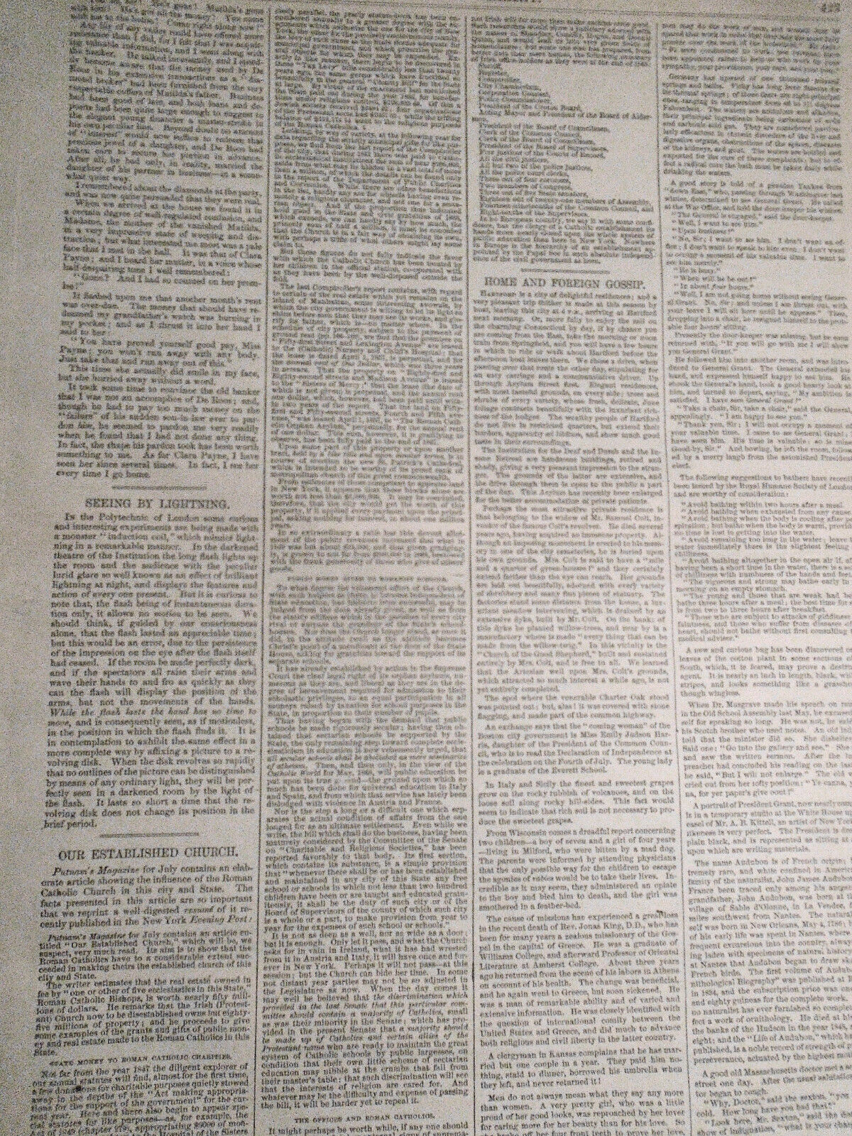 [Baseball] Cincinnati Red Stockings  Harper's Weekly July 3, 1869 - ORIGINAL