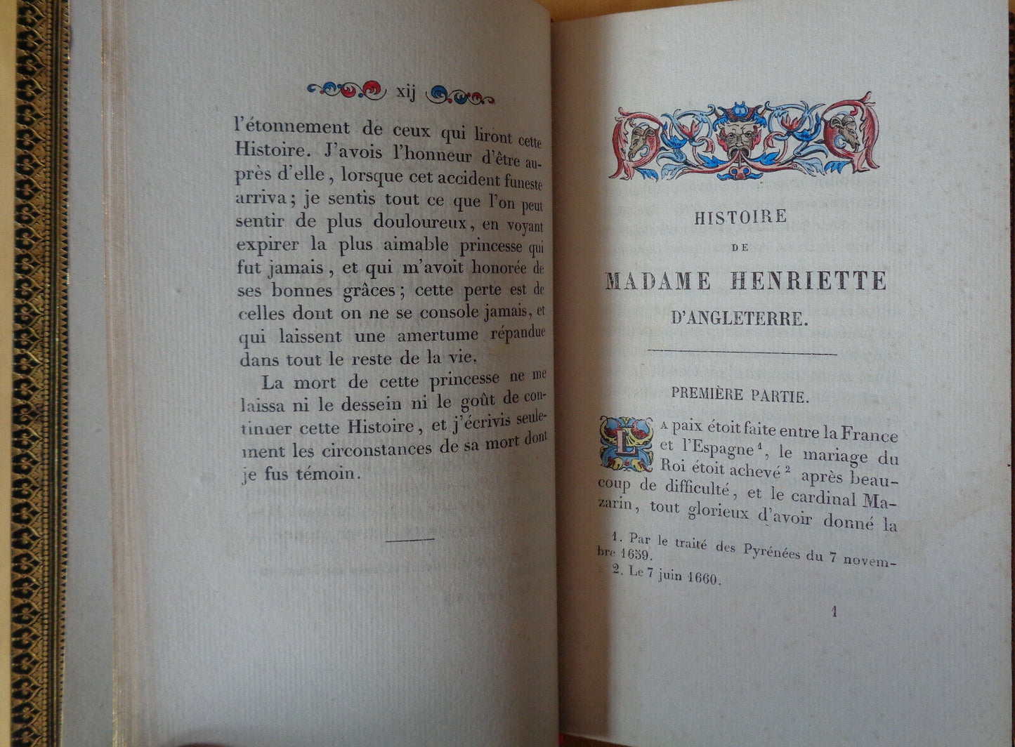 1853 - Histoire de Madame Henriette d'Angleterre by Marie Madelaine de LaFayette