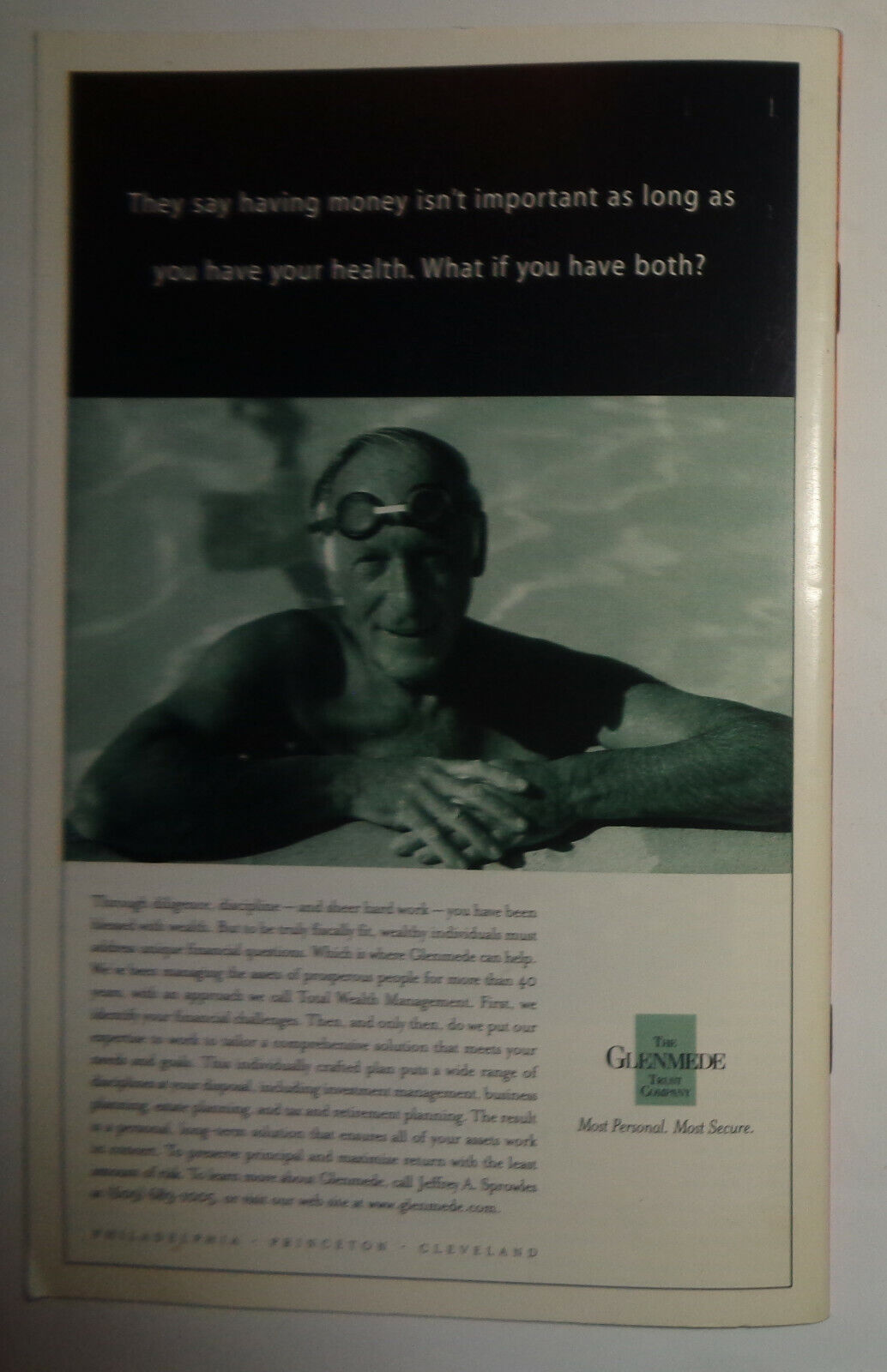 MESHUGAH - SOUVENIR PROGRAM - 1998 MCCARTER THEATRE, NY