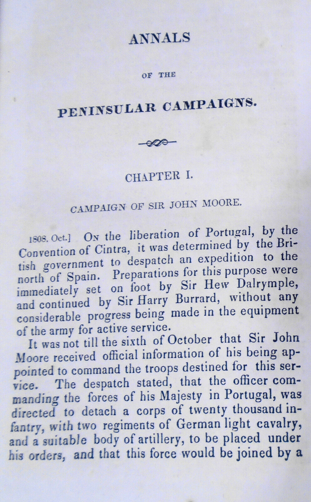 1831 Annals of the Peninsular Campaigns, from MDCCCVIII to MDCCCXIV.  Vol. II.