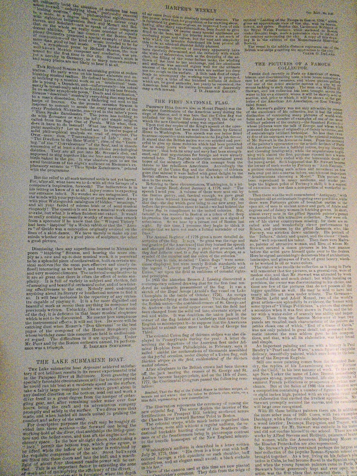 Harper's Weekly  January 1, 1898 -  Original - Frost: Ruffed-Grouse Shooting etc