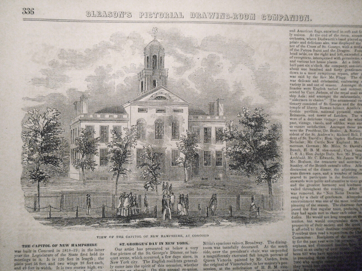 Gleason's Pictorial - Original - May 22, 1852 - 12 Dog Prints; US Army uniforms