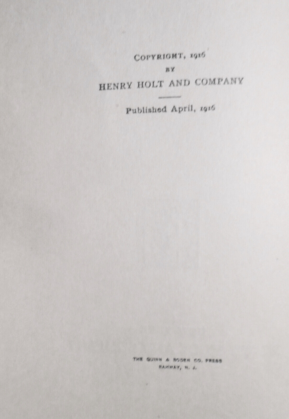 Carl Sandburg - Chicago Poems - First edition, 1916