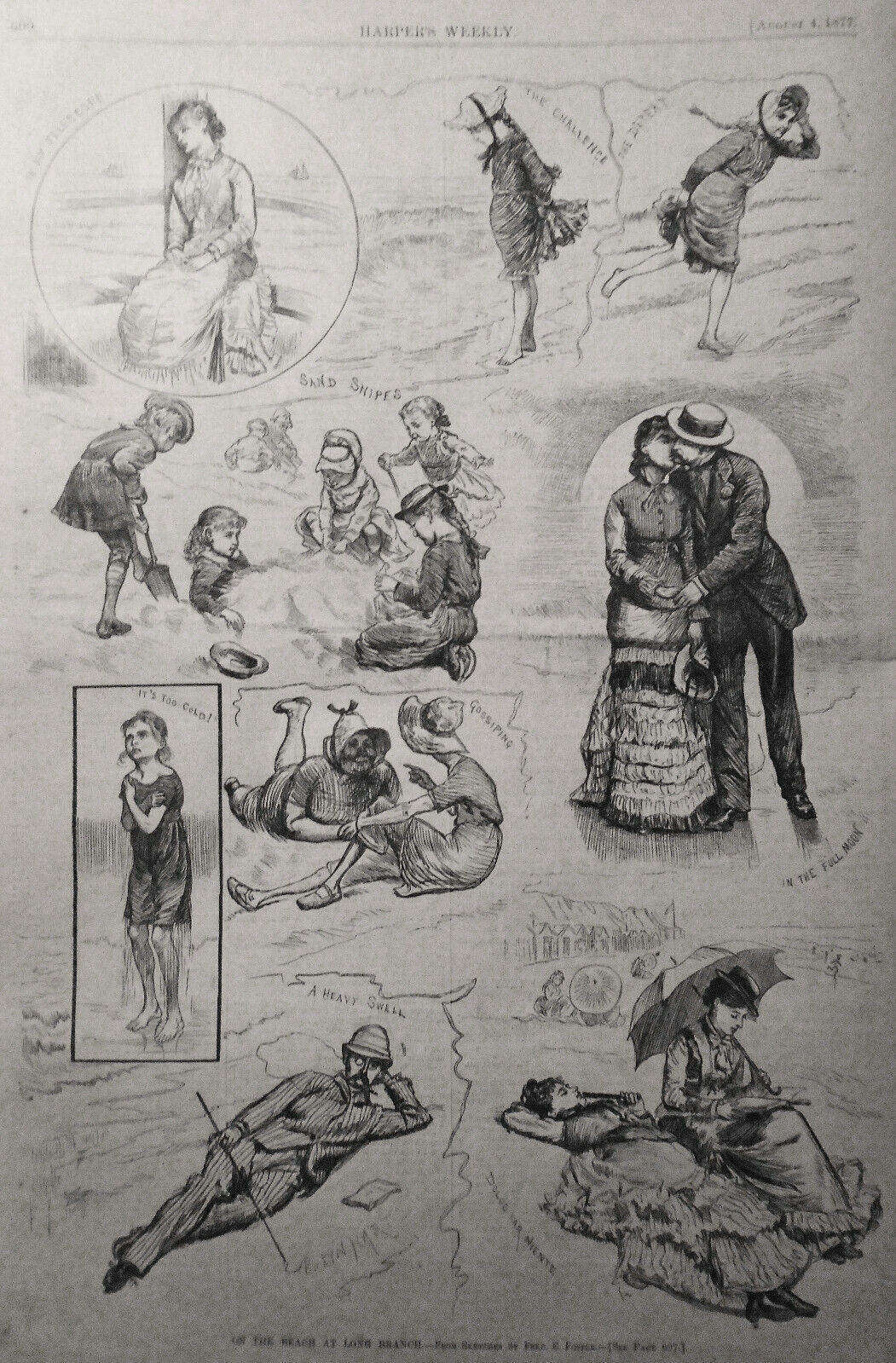Harper's Weekly - Original Complete Issue - August 4, 1877. Dock fisheries ...