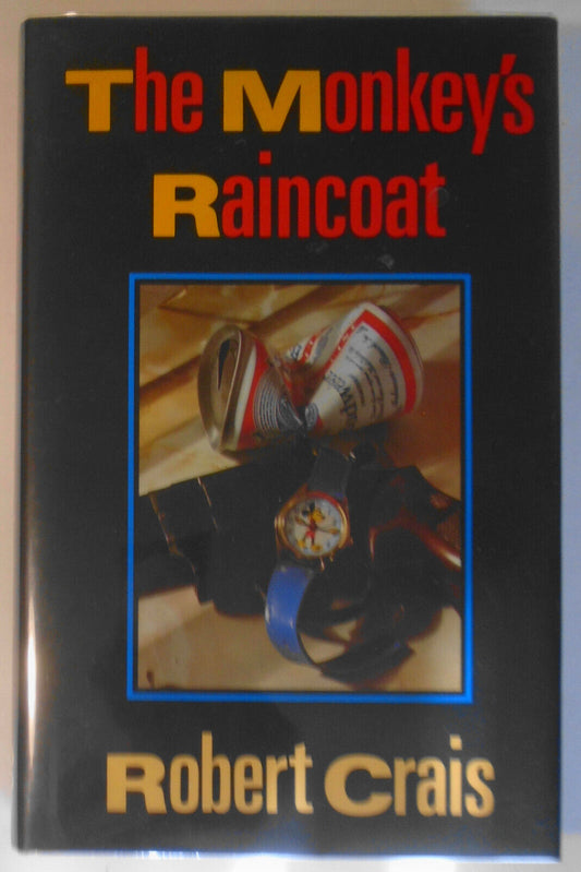 Robert Crais SIGNED The Monkey's Raincoat. First edition 1989. Judy Piatkus, UK