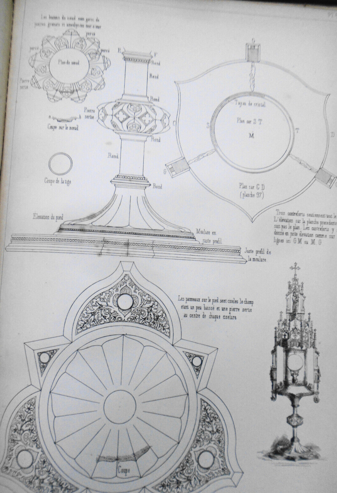 1852 Orfèvrerie et ouvrages en métal du moyen-age, by T. H. King First edition