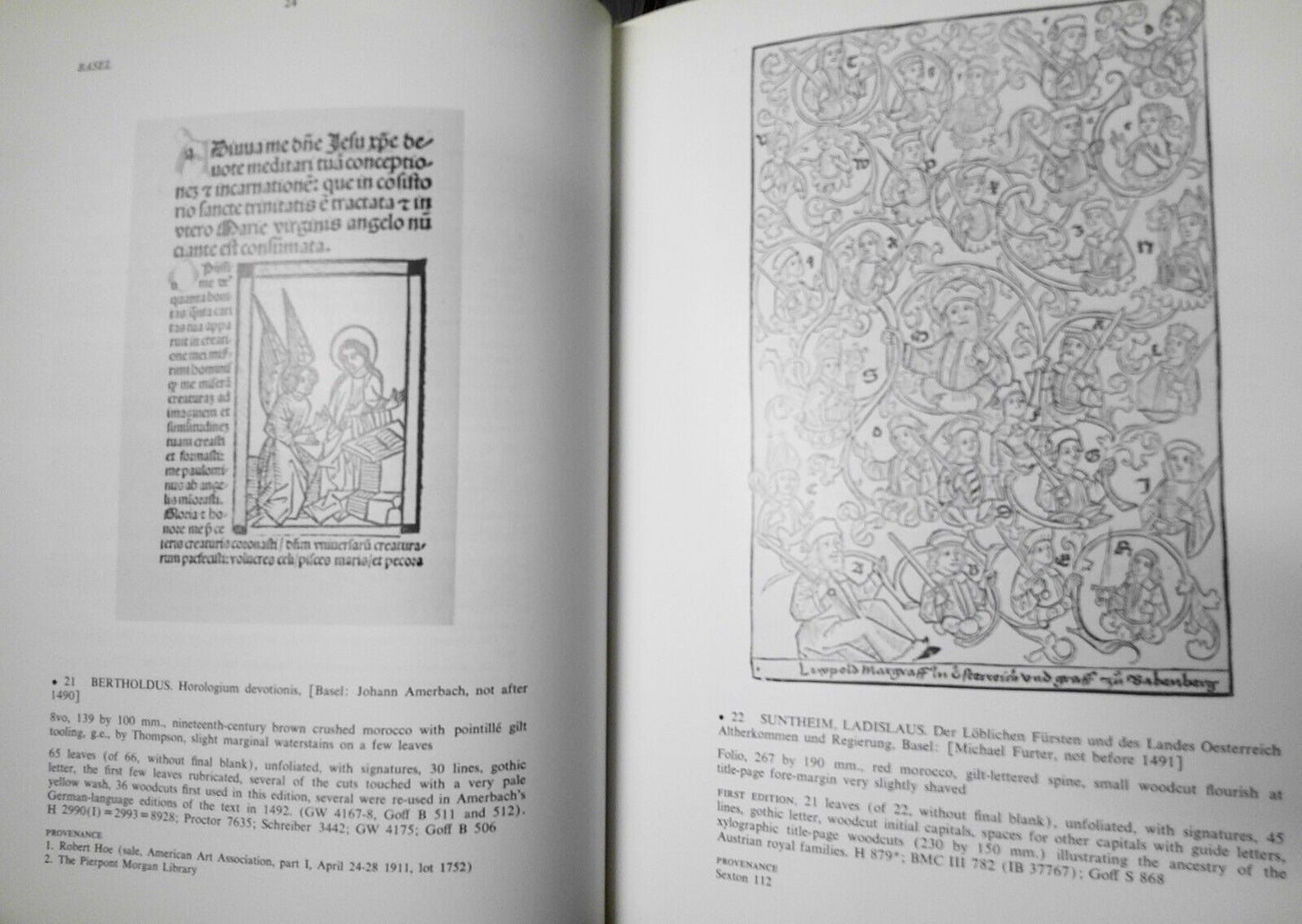 Fifteenth Century Books Illustrating the Spread of Printing. Christie's 1981
