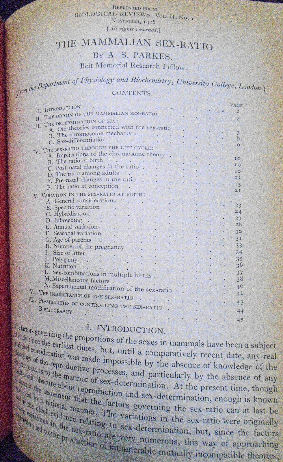 1927 Collected Papers Of Dept. Of Physiology, University College London. Vol. 25