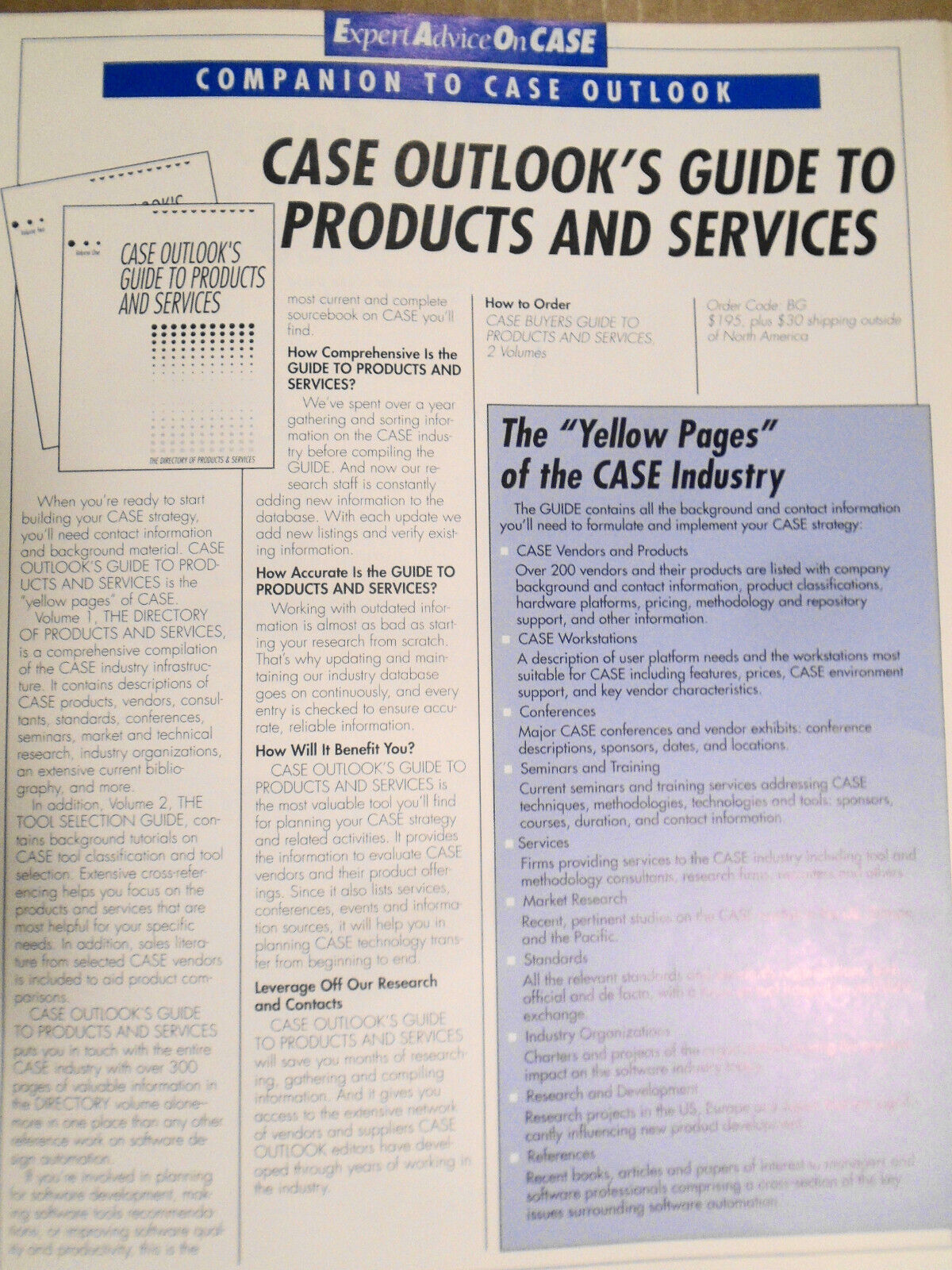 CASE User, October 1990 - Newsletter for Software Practitioners