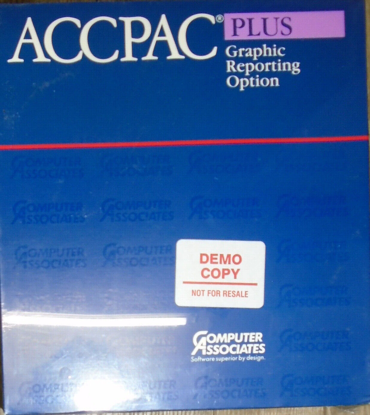 ACCPAC Plus by Computer Associates - GL, AR, AP,  Payroll, Graphics...  1988 NEW