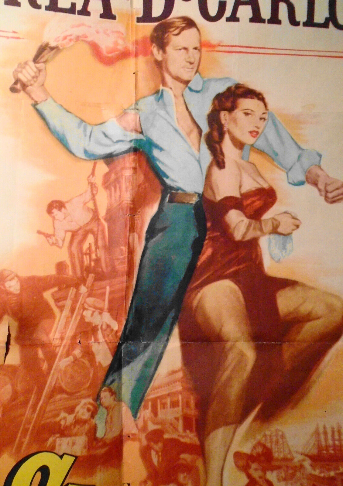 The San Francisco Story,  1952 Poster, presented by Warner Bros - - Large 39x27"