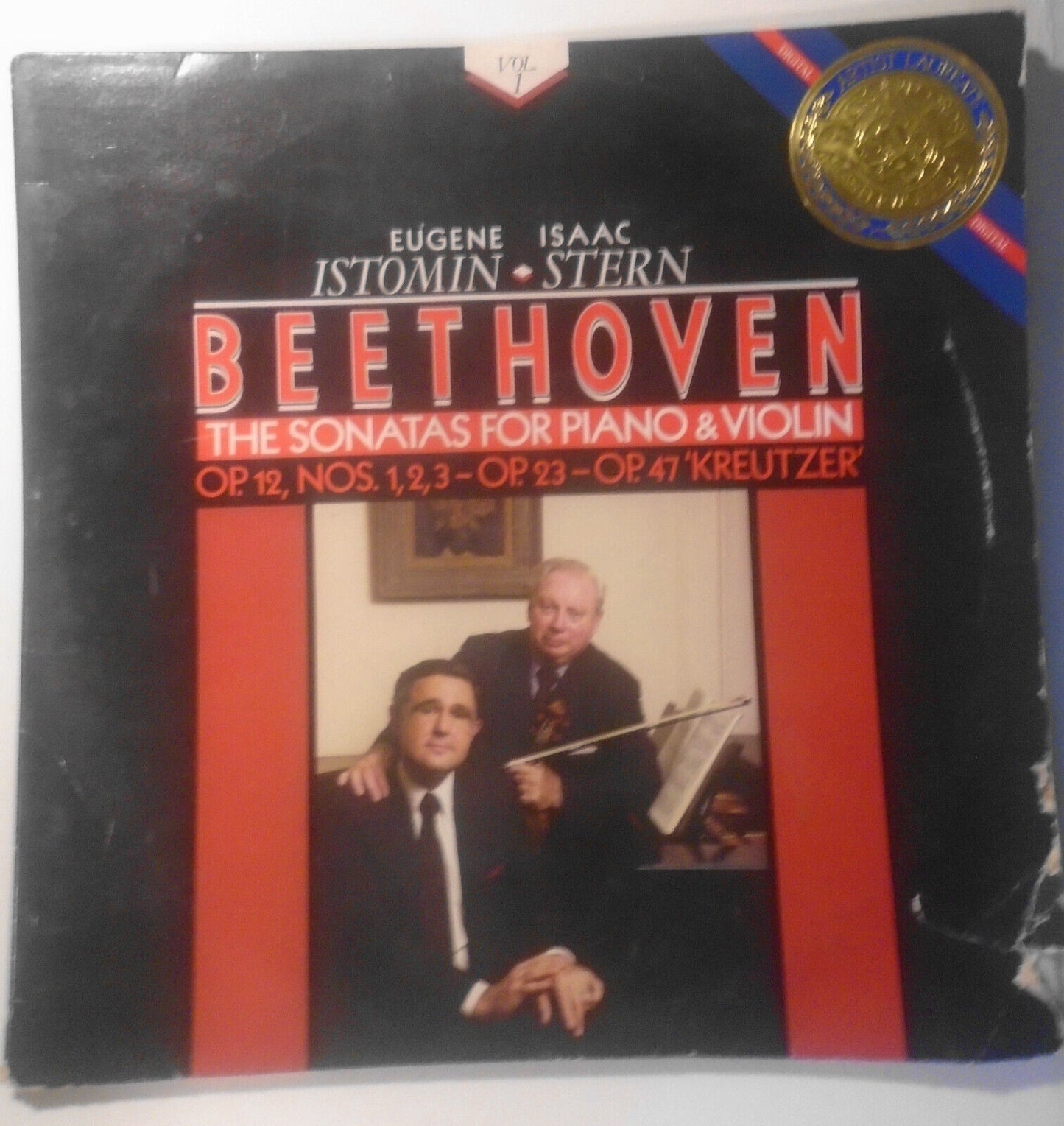 Isaac Stern - 2 Double LPs lot - Beethoven & Brahms Violin Sonatas