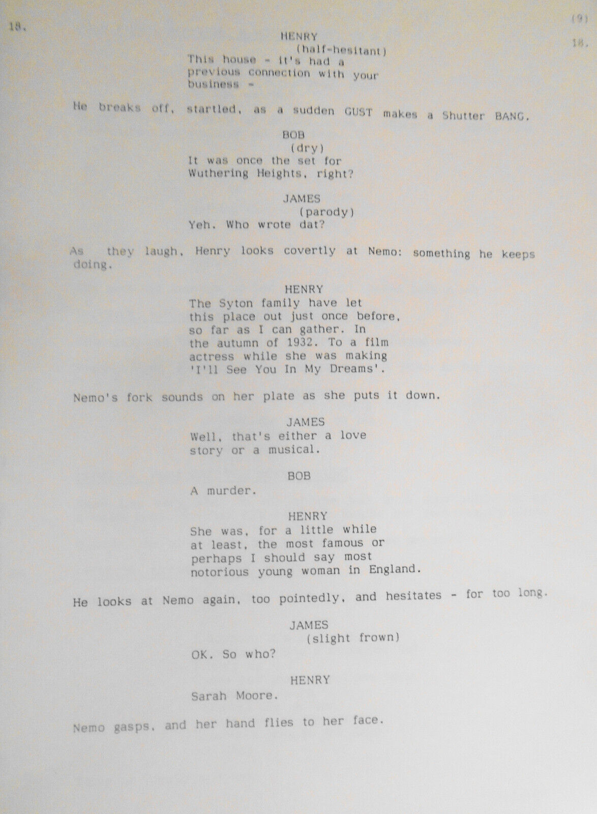 Dennis Potter : Midnight Movie - Original Screenplay - unpublished script