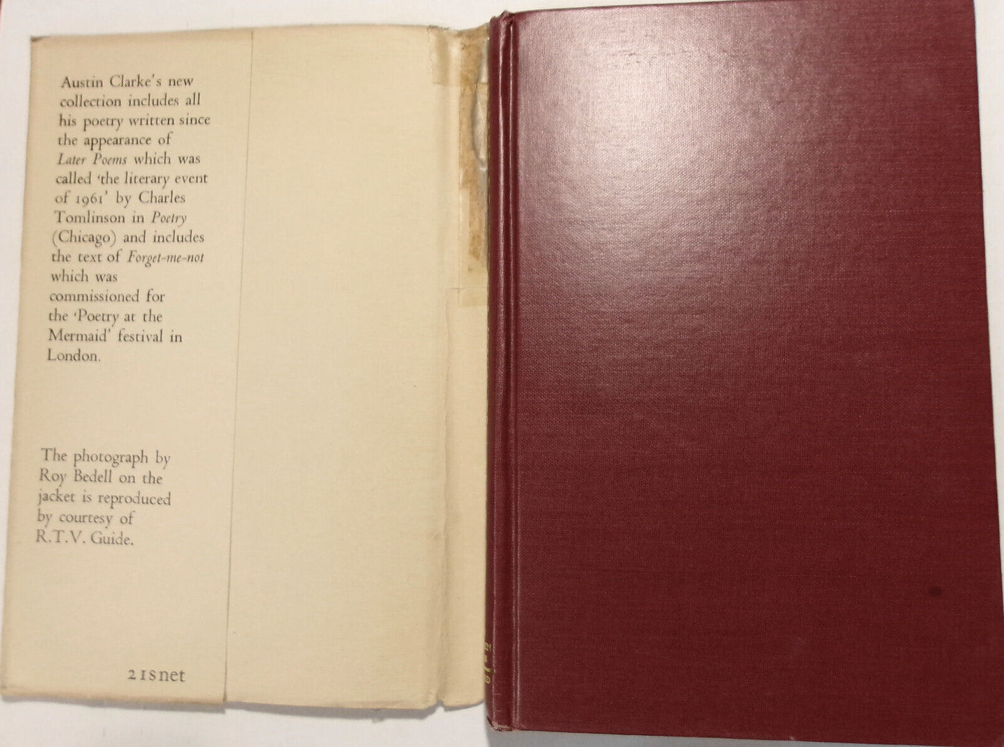 Austin Clarke: Flight To Africa (1963) & Later Poems (1961) - 2  First editions