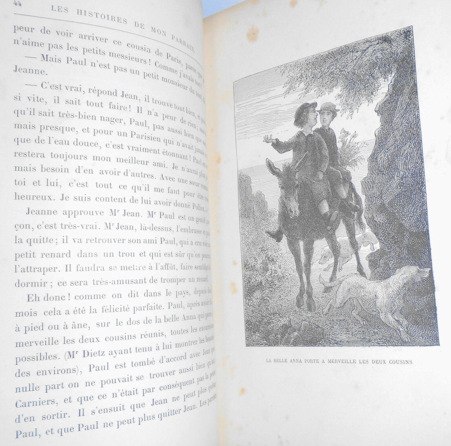 Les histoires de mon parrain, by P -J Stahl [1875]. Decorative HC. Froelich ills