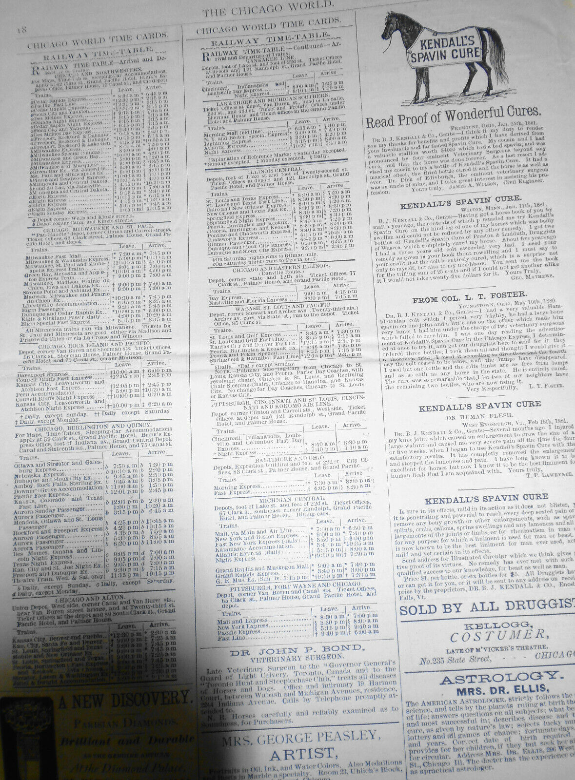 Chicago World - Society & the Fine Arts - April 30, 1881 Complete Original Issue