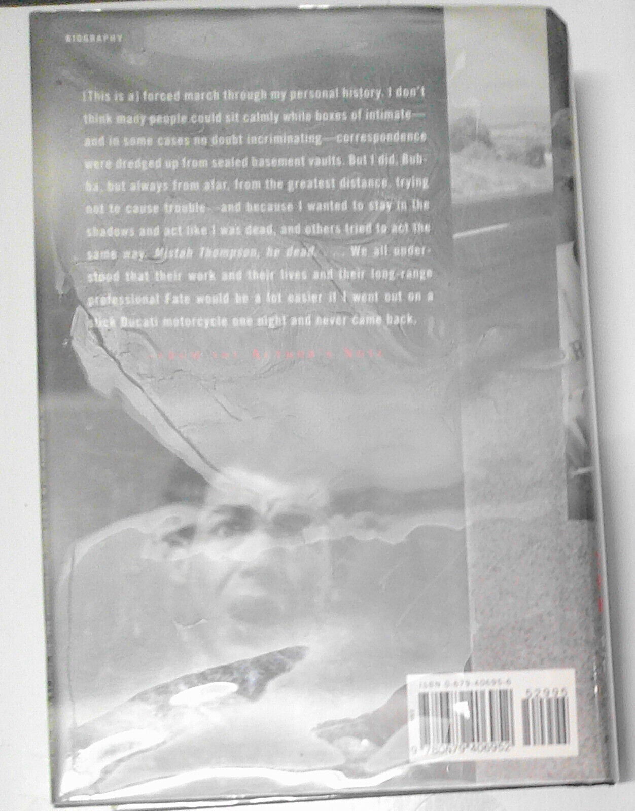 Hunter S. Thompson : Proud Highway, Songs of the Doomed + Bio. Hardcover 1st eds