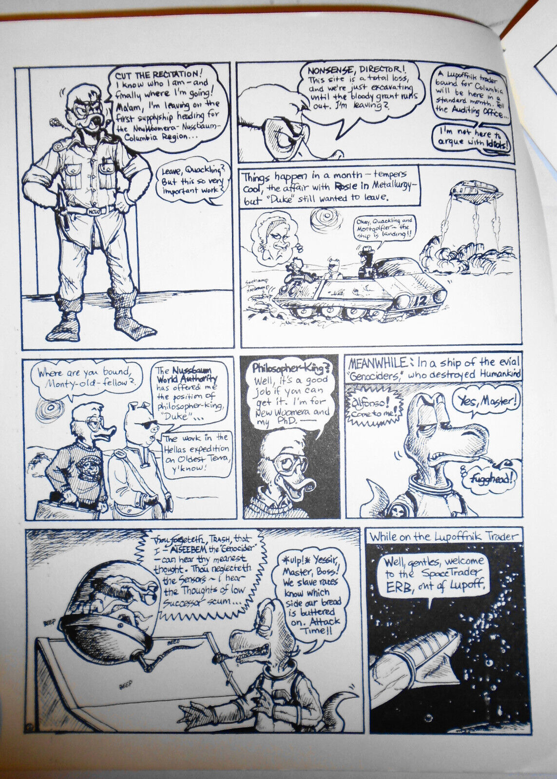 Star-Waste, by Stuart (Stu) Shiffman ***SIGNED*** 1977. Original comic strip