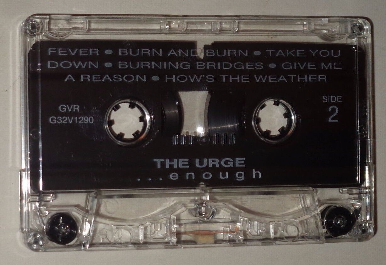 THE URGE ... Enough  - Rare Rock Demo Cassette 1991 - Dave Briggs, Gino Lundy ..